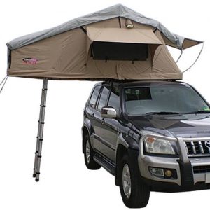 Toyota Land Cruiser Prado with Roof Top Tent Hire Uganda