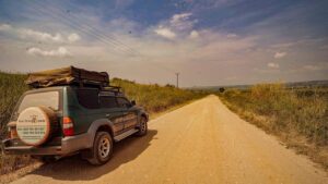 Car Hire with Rooftop Tent in Uganda