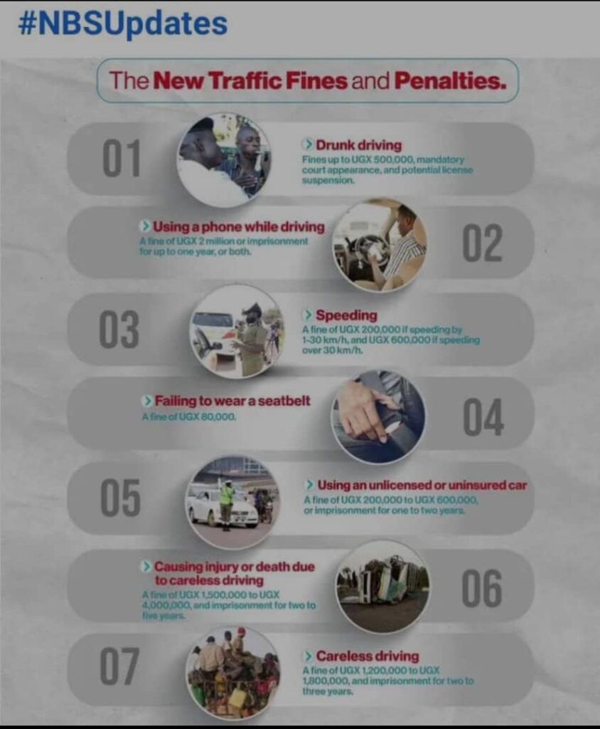 traffic rules in Uganda